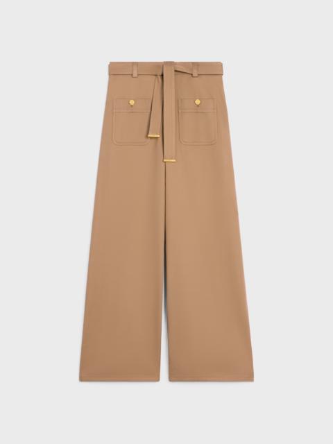 CELINE taillat pants in cotton twill