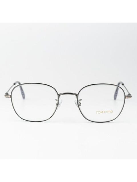 TOM FORD Tom Ford Women Eyeglasses Shiny Gunmetal Blue Block Round FT5790-K/O 008