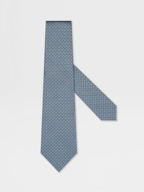 ZEGNA LIGHT BLUE SILK TIE