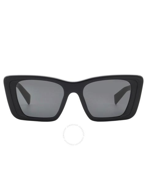 Prada Open Box - Prada Dark Grey Butterfly Ladies Sunglasses PR 08YS 1AB5S0 51