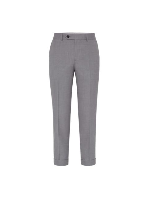 Brunello Cucinelli Brunello Cucinelli Leisure fit trousers in Grey at Nordstrom