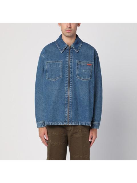 Martine Rose Martine Rose Reversible Denim Zip Jacket Men