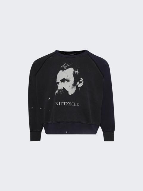 Enfants Riches Déprimés Nietzsche Raglan Sweatshirt Black And Purple