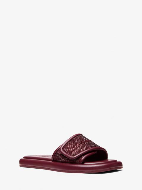 MICHAEL KORS Suki Embellished Slide Sandal