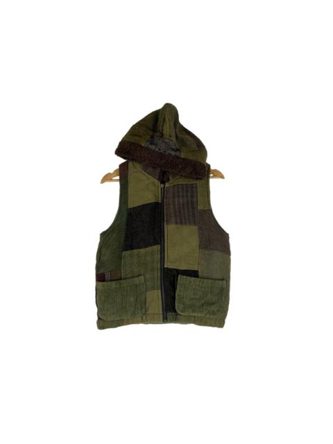 Other Designers Japanese Brand - 🔥MALAIKA PATCHWORK HOODED TANK TOP