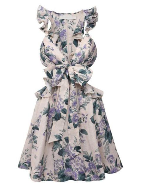 Cassia Floral Print Mini Dress