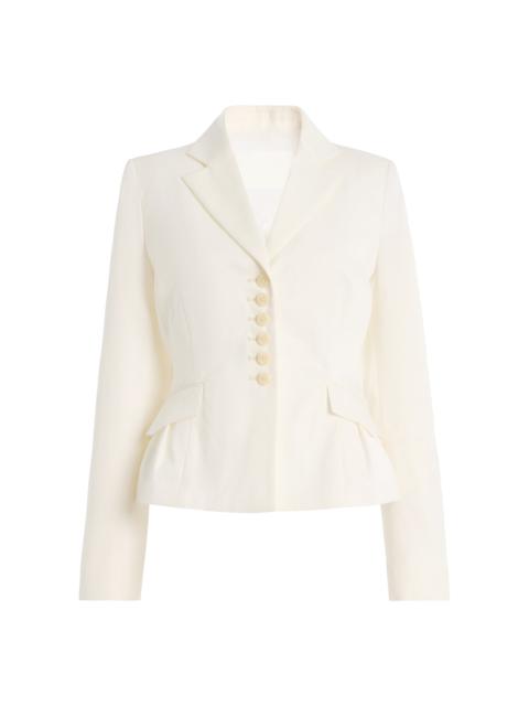 RÙADH The Blair Wool-Silk Jacket white