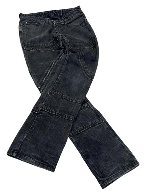 Other Designers Culturata × Vintage - 🔥Vintage CUSTOM CULTURE Grunge Multizipper S.Laurent Style