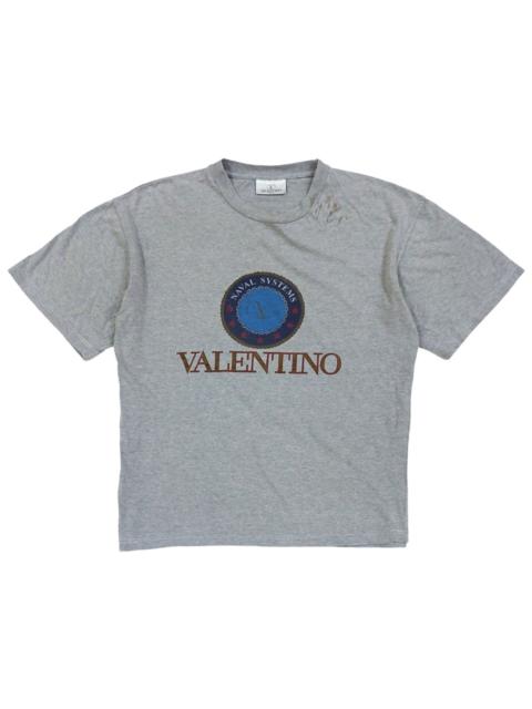 Valentino Rare! Vintage Valentino Big Logo Spell Out Tee