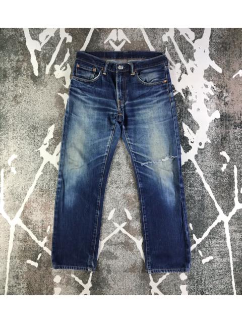 Other Designers Vintage - Vintage Levis 502 Jeans Faded Blue Denim KJ2392
