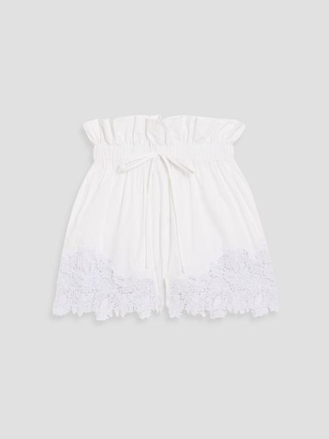 KIKA VARGAS Umma cotton-poplin shorts