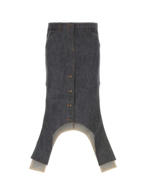 courrèges Denim Skirt