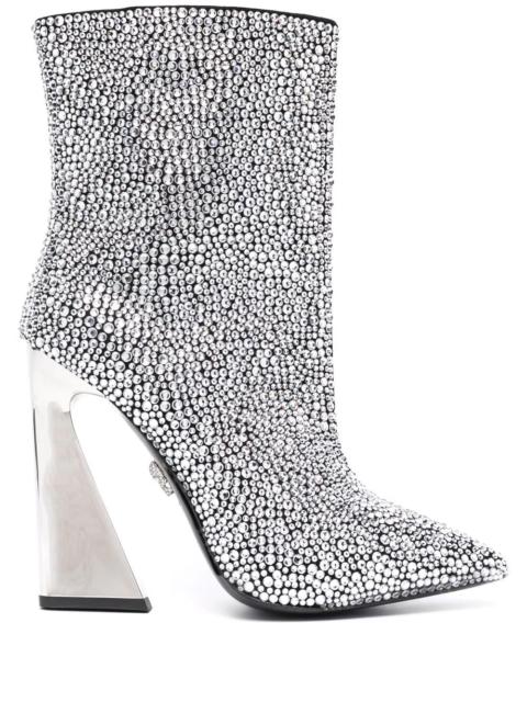 PHILIPP PLEIN crystal-embellished ankle boots