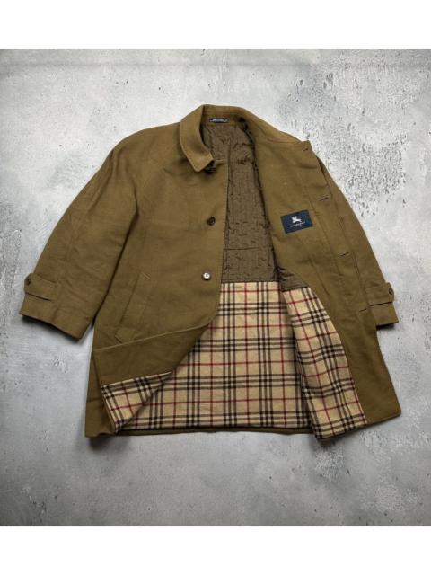 Burberry Vintage Lux Burberry Wool Coat Italy Trench Katia 90s Rare