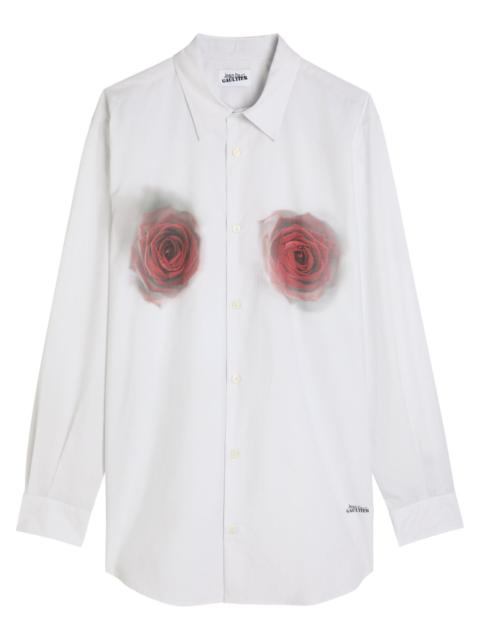 Jean Paul Gaultier Jean Paul Gaultier Floral-print Cotton-poplin Shirt
