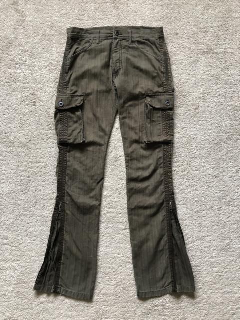 Other Designers Vintage - 1990s Difference Rupert Ankle Zipper Flare Cargo Pant