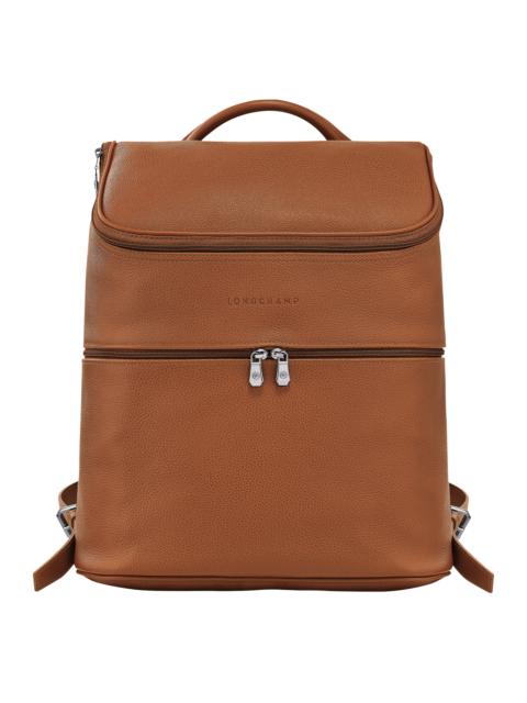 Longchamp Le Foulonné Backpack Caramel - Leather