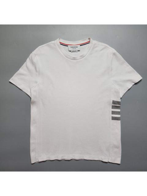 Thom Browne Thom Browne - Side Four Bar Pique T-Shirt
