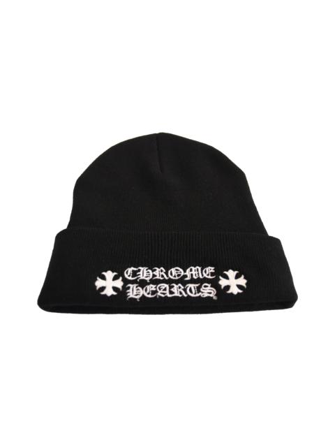 Chrome Hearts Chrome Hearts Logo-Embroidered Beanie Black