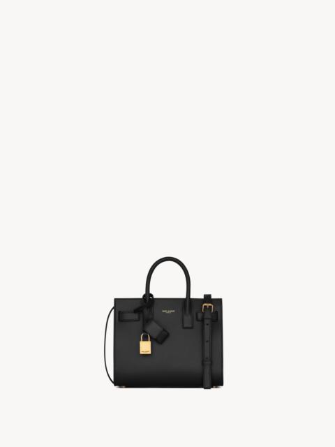 SAINT LAURENT SAC DE JOUR NANO IN SMOOTH LEATHER