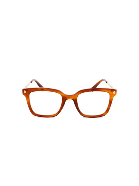 MYKITA gold-detail square glasses