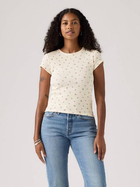 Levi's DRY GOODS WAFFLE CAP-SLEEVE TEE