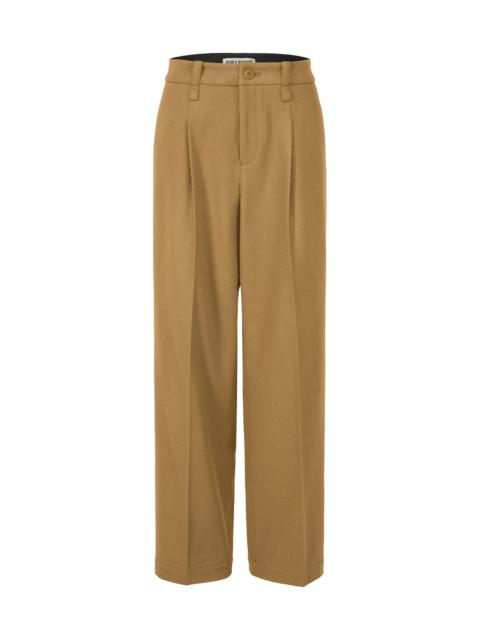 ISSEY MIYAKE WOOL TWEED PANTS