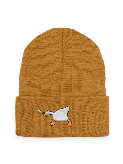 Other Designers Y2K Silly Goose Knife Khaki Beanies Winter Warm Hat Cute Embroidery Cap Adult Kid