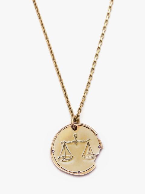 Victoria Beckham Libra Zodiac Necklace
