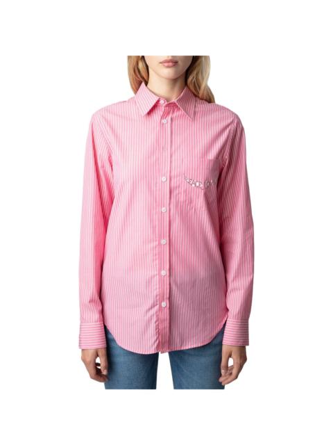 Zadig & Voltaire Zadig & Voltaire Taskiz Pop Raye Strass Shirt
