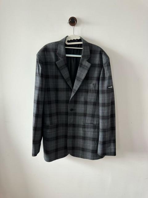 BALENCIAGA Balenciaga Plaid Suit