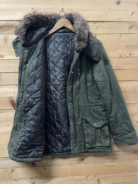 Other Designers In the attic hoodie fur puffer jacket