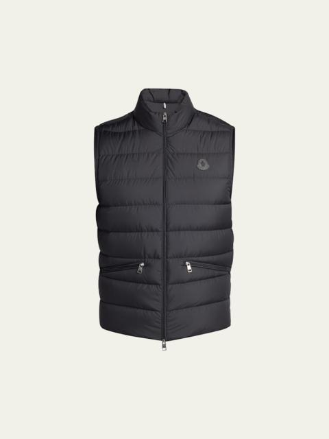 Moncler Men's Treompan Nylon Down Puffer Vest