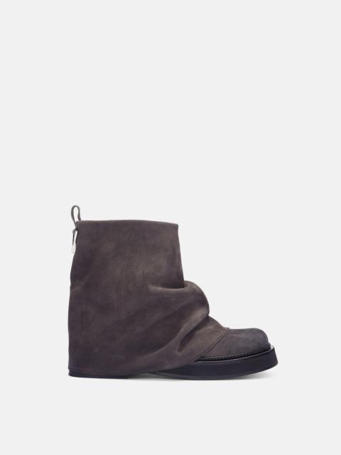 THE ATTICO ''MINI ROBIN'' DARK GREY COMBAT BOOT