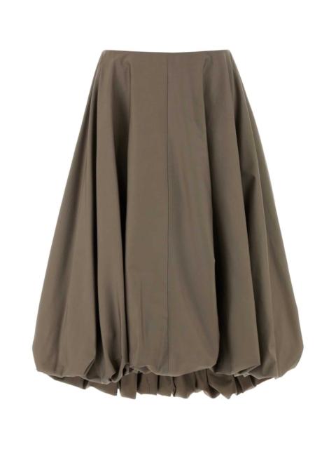 BALENCIAGA Balenciaga Women Mud Gabardine Skirt