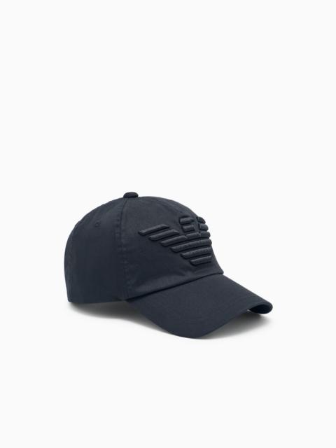 EMPORIO ARMANI Baseball cap with embroidered oversized eagle
