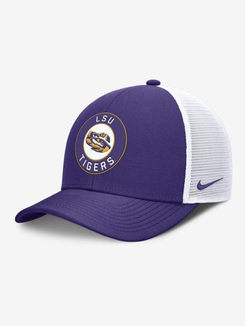 Nike LSU Primetime Rise Men's Nike Dri-FIT College Trucker Adjustable Hat