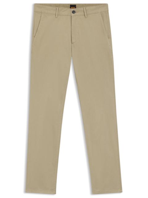 BOSS SLIM-FIT CHINOS IN STRETCH COTTON