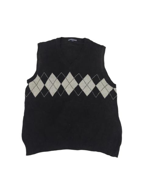 Other Designers Hype - Vintage Style Casual Student Vest Jumper Pull Over Uniqlo