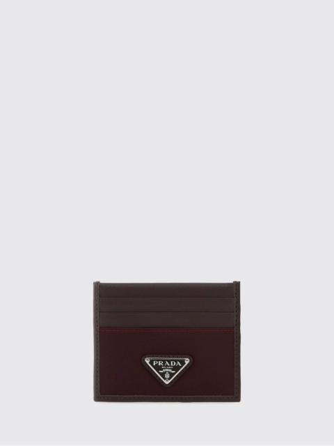 Prada Prada Wallet Men Burgundy