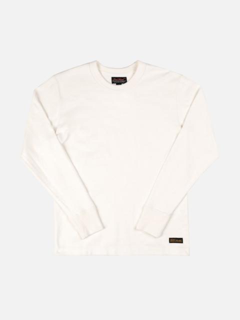 Iron Heart IHTL-1501-WHT 11oz Cotton Knit Crewneck Sweater White