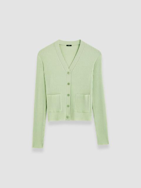 JOSEPH Fine Merino Rib Cardigan
