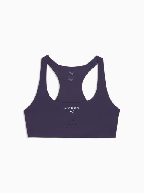 PUMA PUMA x HYROX Women's Moisture Wicking, Low Impact Sports Bra