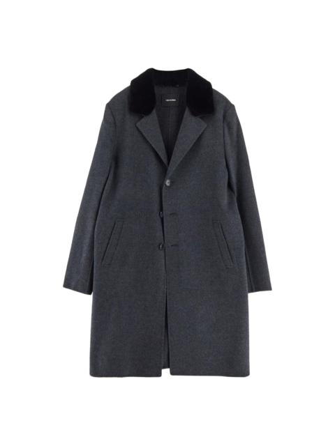 single-breasted coat