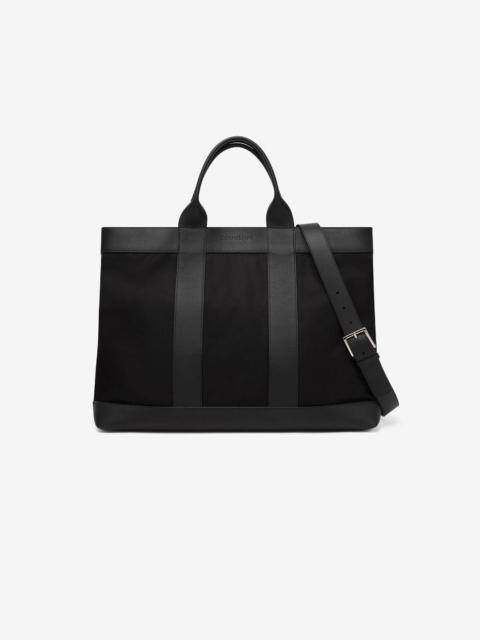 CORNELIANI Cabas noir avec bandoulière