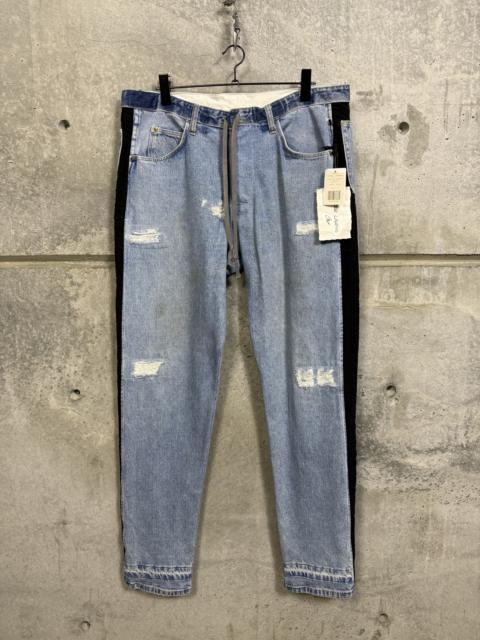 Greg Lauren $1250 Greg Lauren 34 Tux Denim Lounge Pant