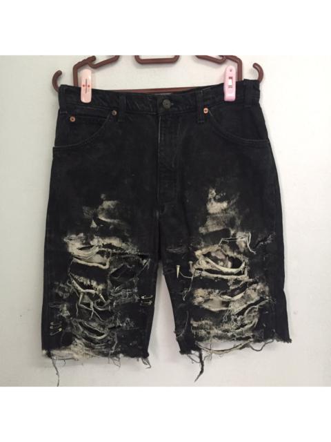Punk Painted Style Levi’s Short Bottom Pant