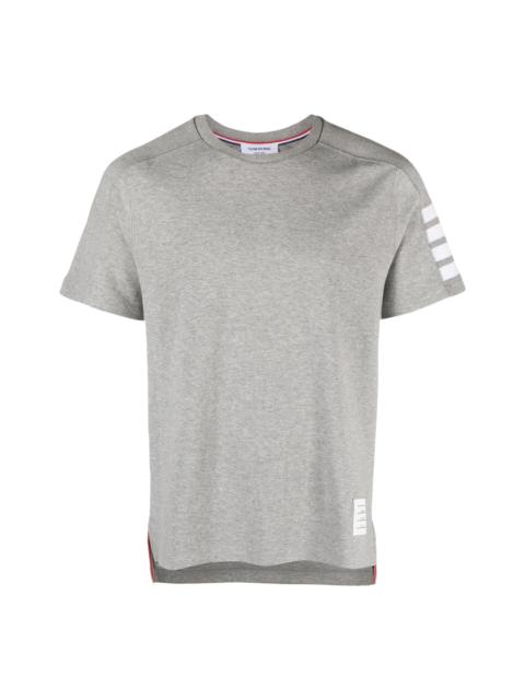 Thom Browne Short Sleeve Tee With 4 Bar Stripe