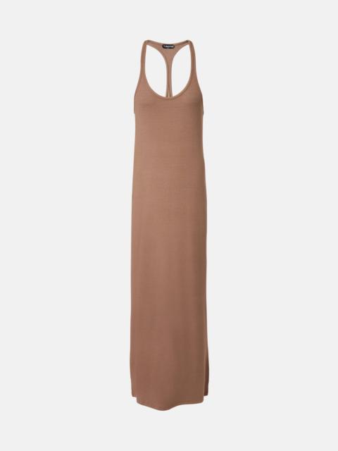 TOM FORD Racerback jersey maxi dress