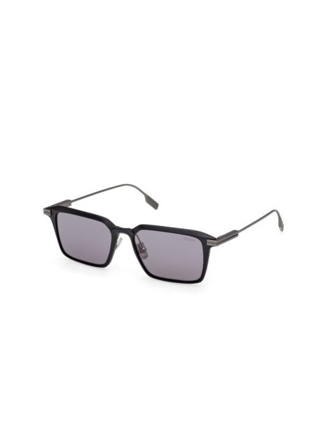 ZEGNA Zegna Smoke Navigator Men's Sunglasses EZ0273-H 20A 55